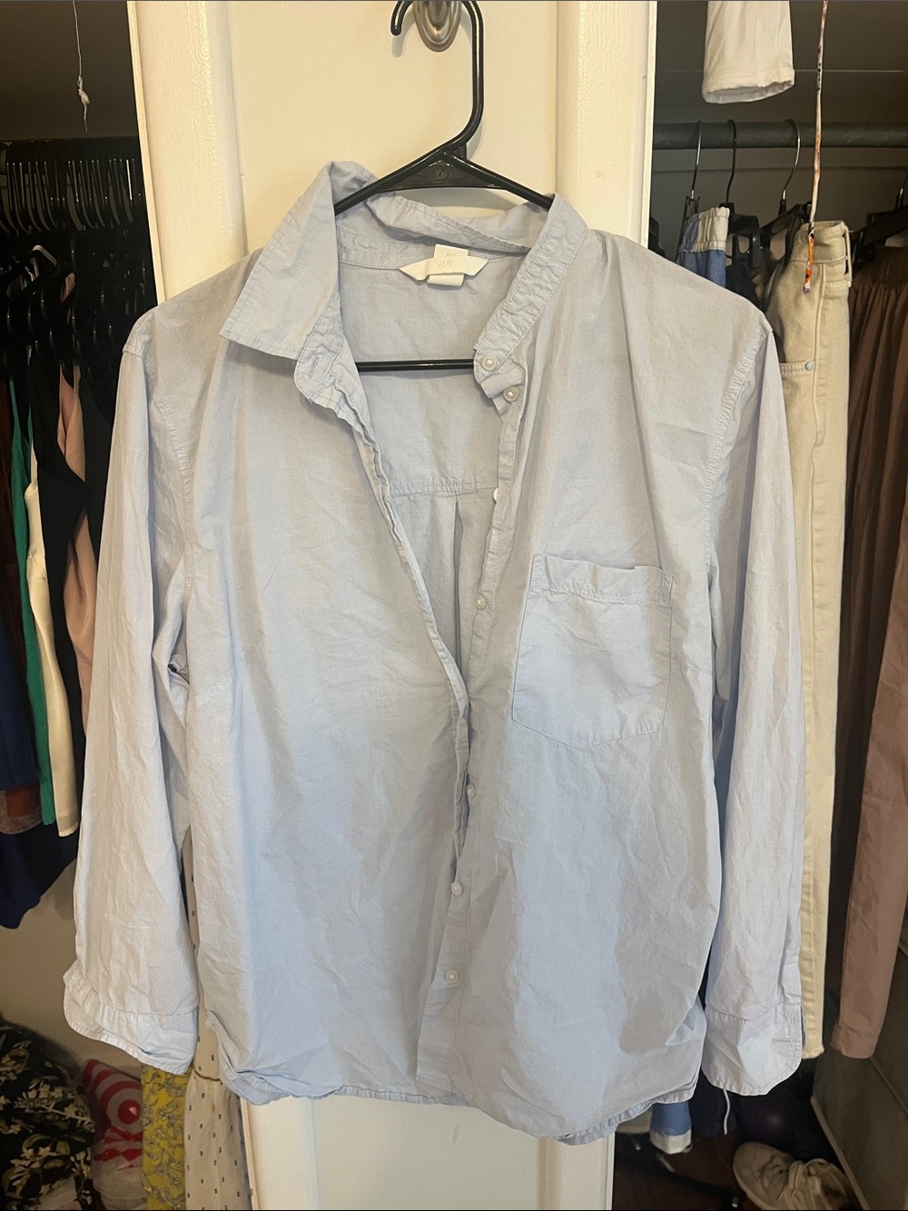 H&M Light Blue Button Down